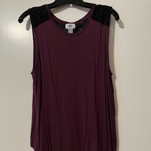 Plum Old Navy tank